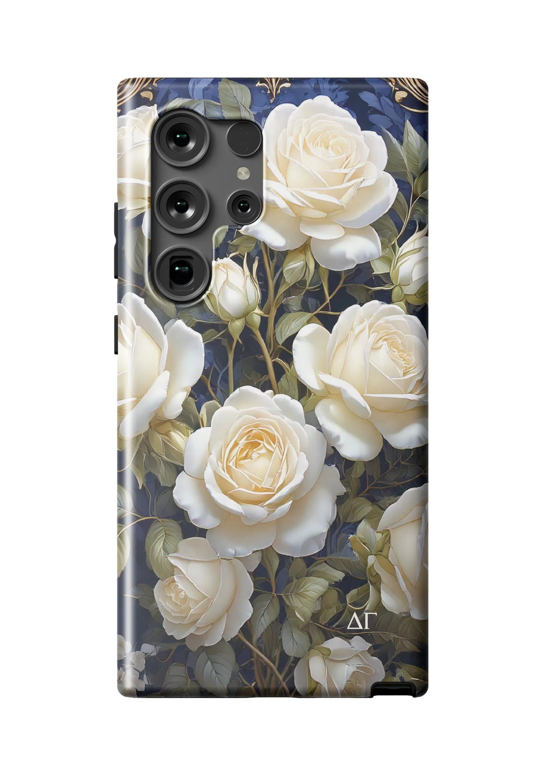 Delta Gamma Samsung Galaxy 24, 23 Mobile Phone Case - Roses Matte Mobile Phone Cases