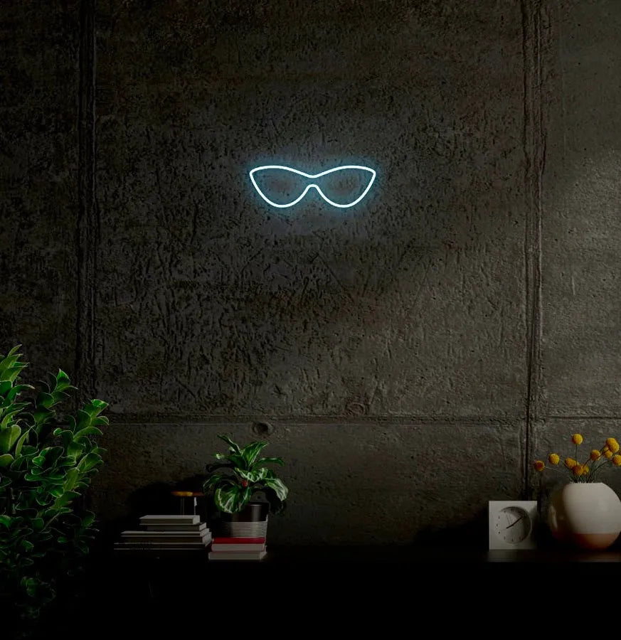 Sunglasses LED Neon Sign w/ Dimmer Small Neon Signs