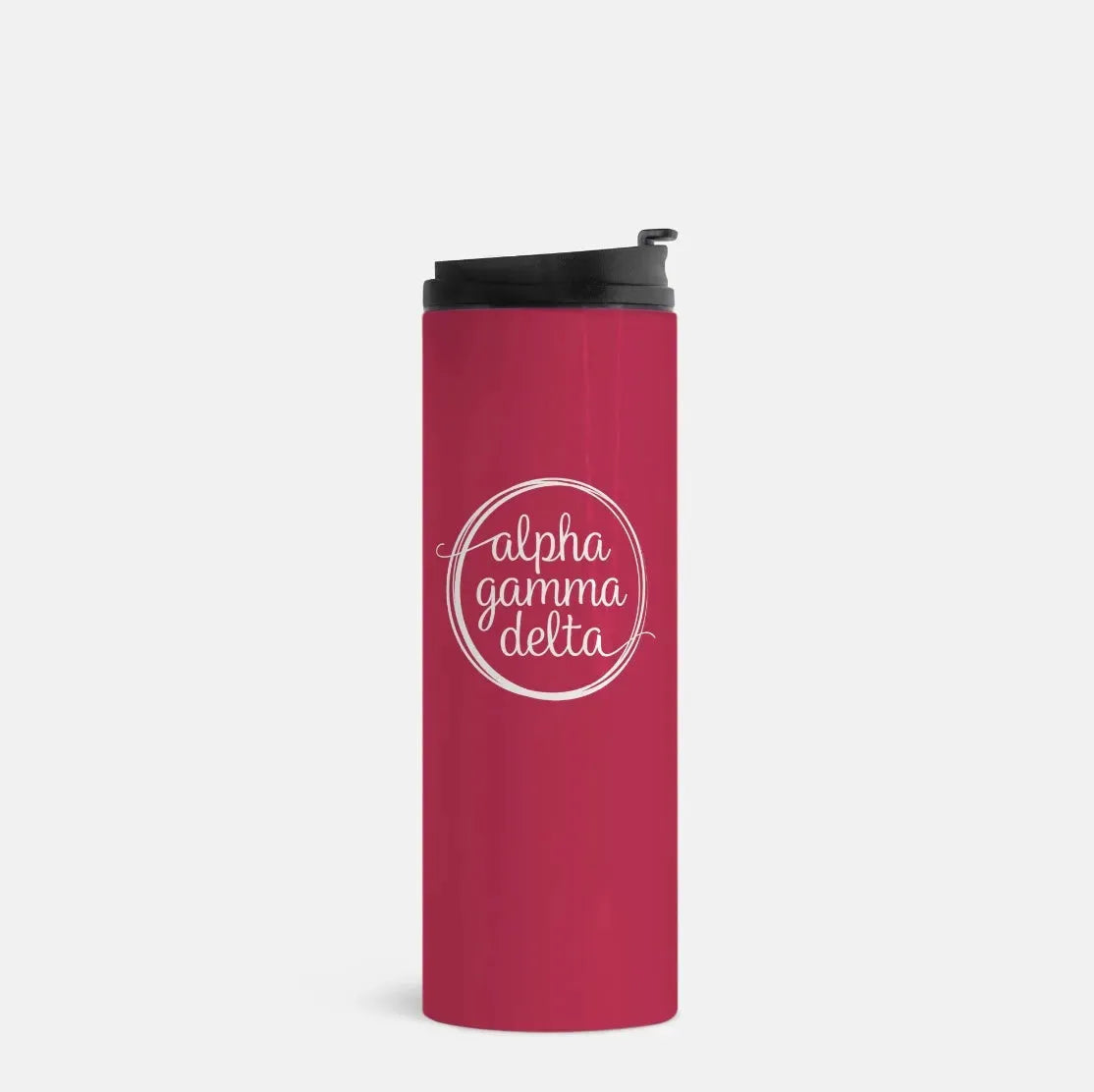 Alpha Gamma Delta Thermal Tumbler 16 oz. Red Drinkware