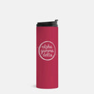 Alpha Gamma Delta Thermal Tumbler 16 oz. Red Drinkware