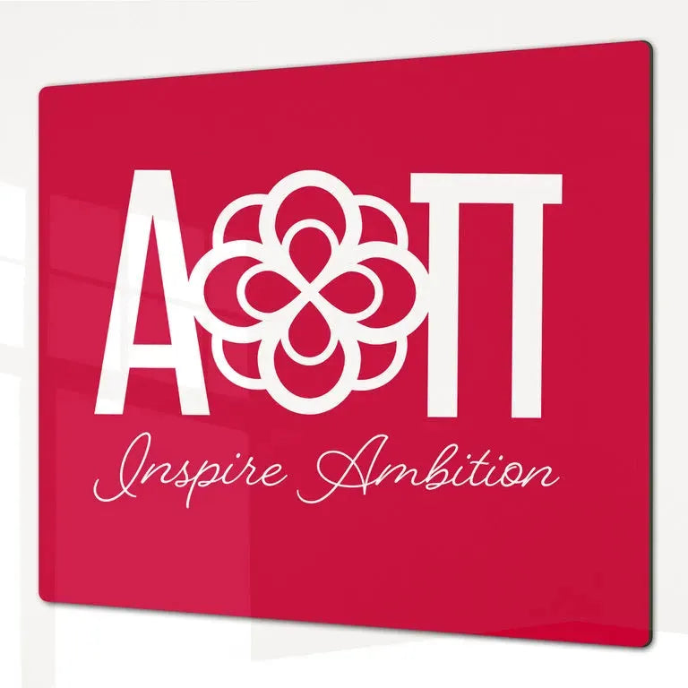 Alpha Omicron Pi Charcuterie Board Party Event Tray Red Serveware