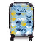 Alpha Xi Delta Carry-on Suitcase - Geo Petals Suitcases