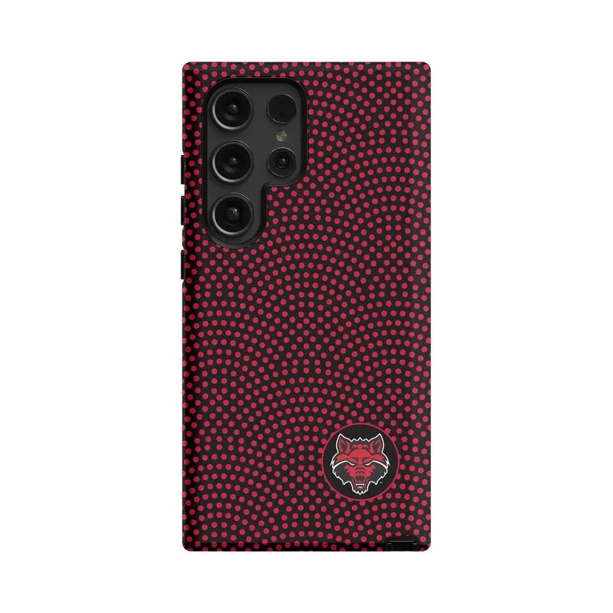 Arkansas State University Samsung Galaxy 24, 23 Mobile Phone Case - Red Dots Gloss Mobile Phone Cases