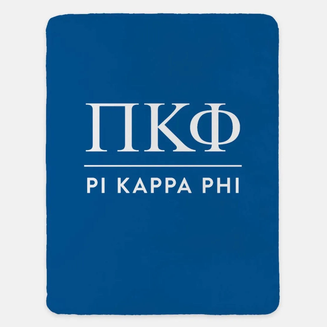 Pi Kappa Phi XL 60x80 Blanket Blue Throw Blankets
