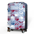 Pi Beta Phi Carry-on Suitcase - Geo Petals Suitcases