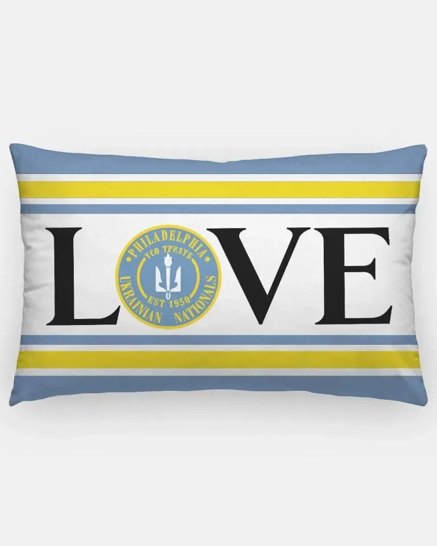 Ukrainian Nationals "LOVE Lumbar Pillow Cover Pillow Covers