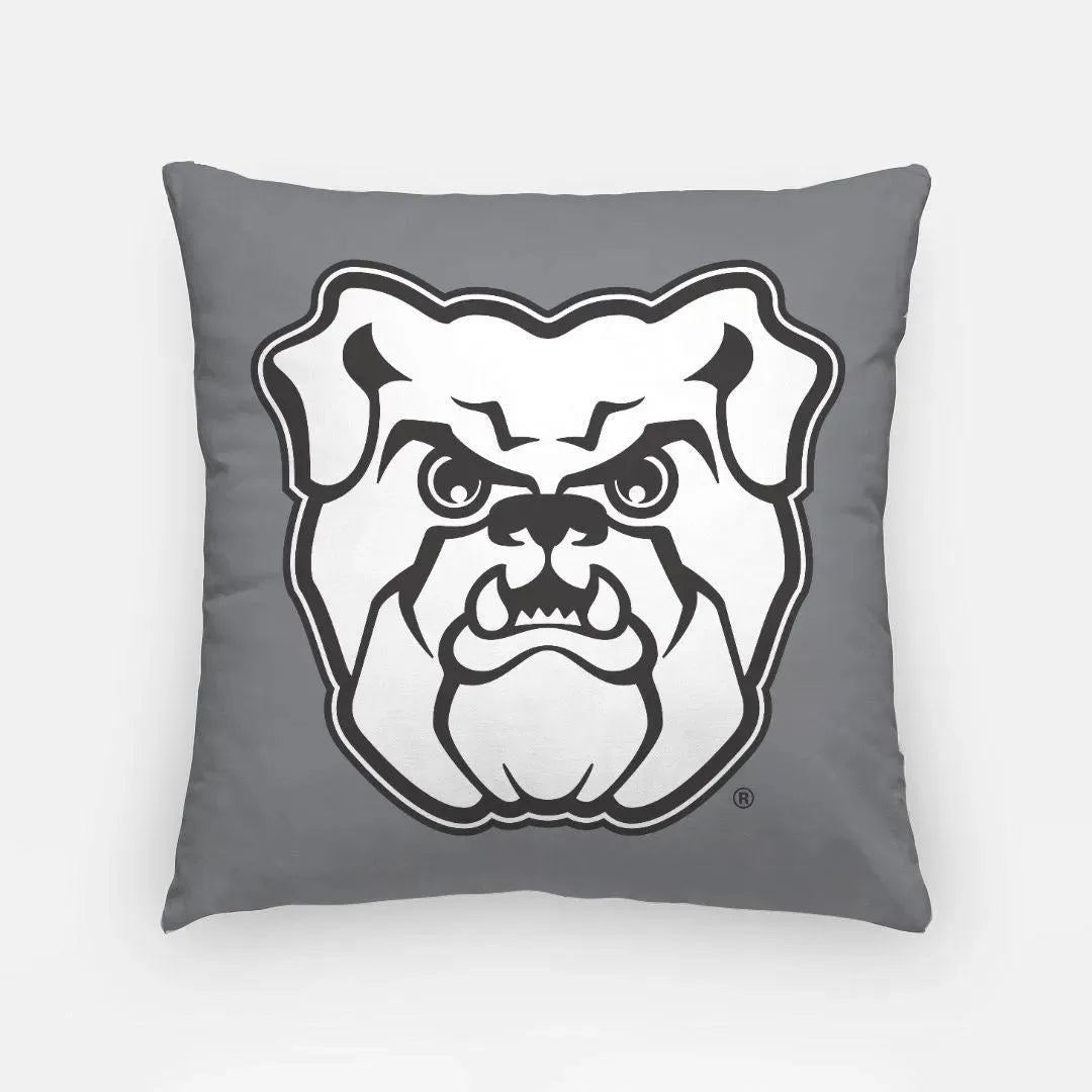 Butler University Gray Pillow Cover - Solo Head 18" Gray Pillow Covers