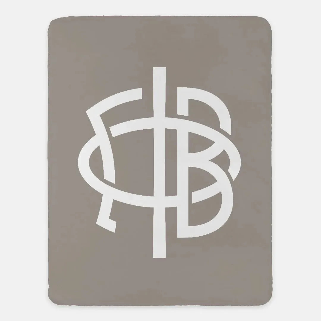 GPhiB XL 60x80 Sherpa Throw Blanket - Greek Letters A La Mode Throw Blankets