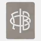 GPhiB XL 60x80 Sherpa Throw Blanket - Greek Letters A La Mode Throw Blankets