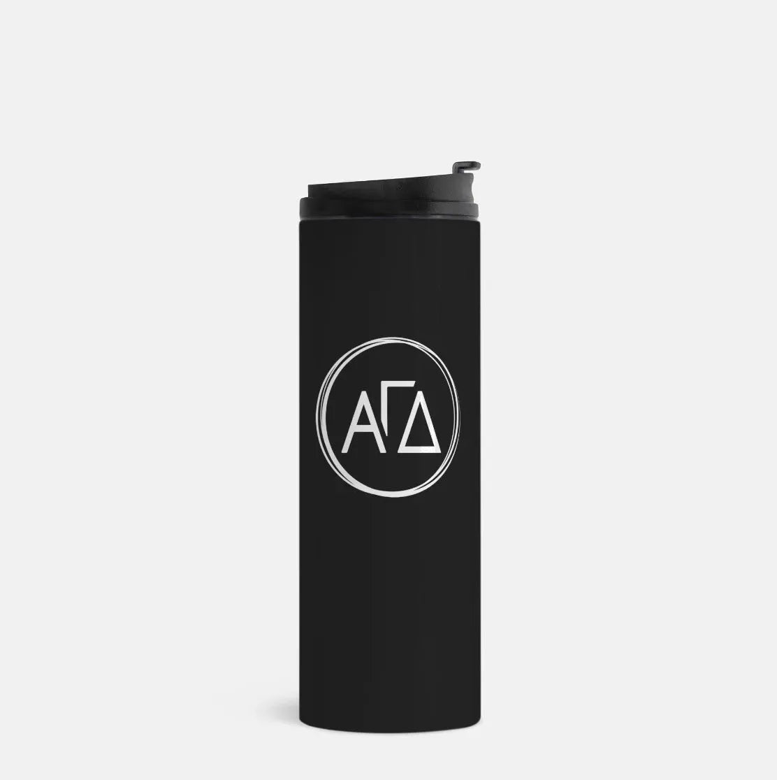 Alpha Gamma Delta Thermal Tumbler 16 oz. Black Drinkware