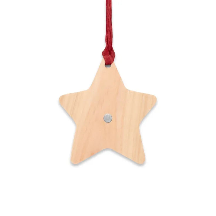Pennridge Women's Soccer Magnetic Wood Christmas Star Ornament Holiday Ornaments