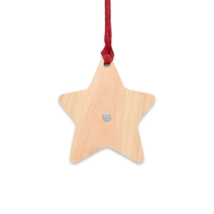 Pennridge Women's Soccer Magnetic Wood Christmas Star Ornament Holiday Ornaments