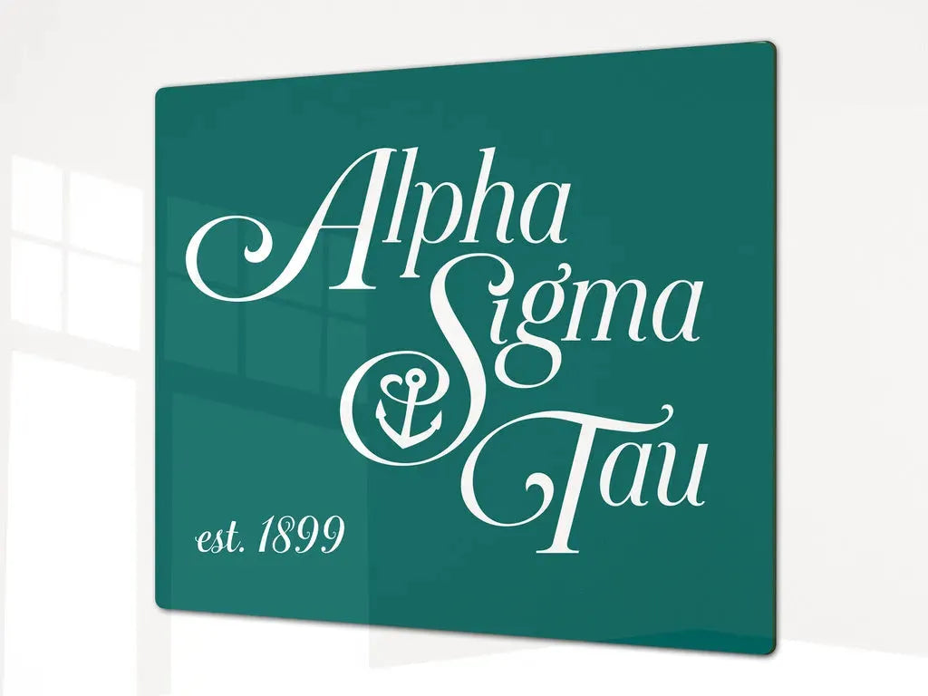 Alpha Sigma Tau Charcuterie Board Party Event Tray Emerald Serveware