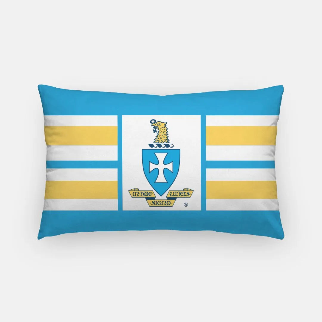 Sigma Chi Lumbar Pillow Cover - Coat of Arms Pillow Covers