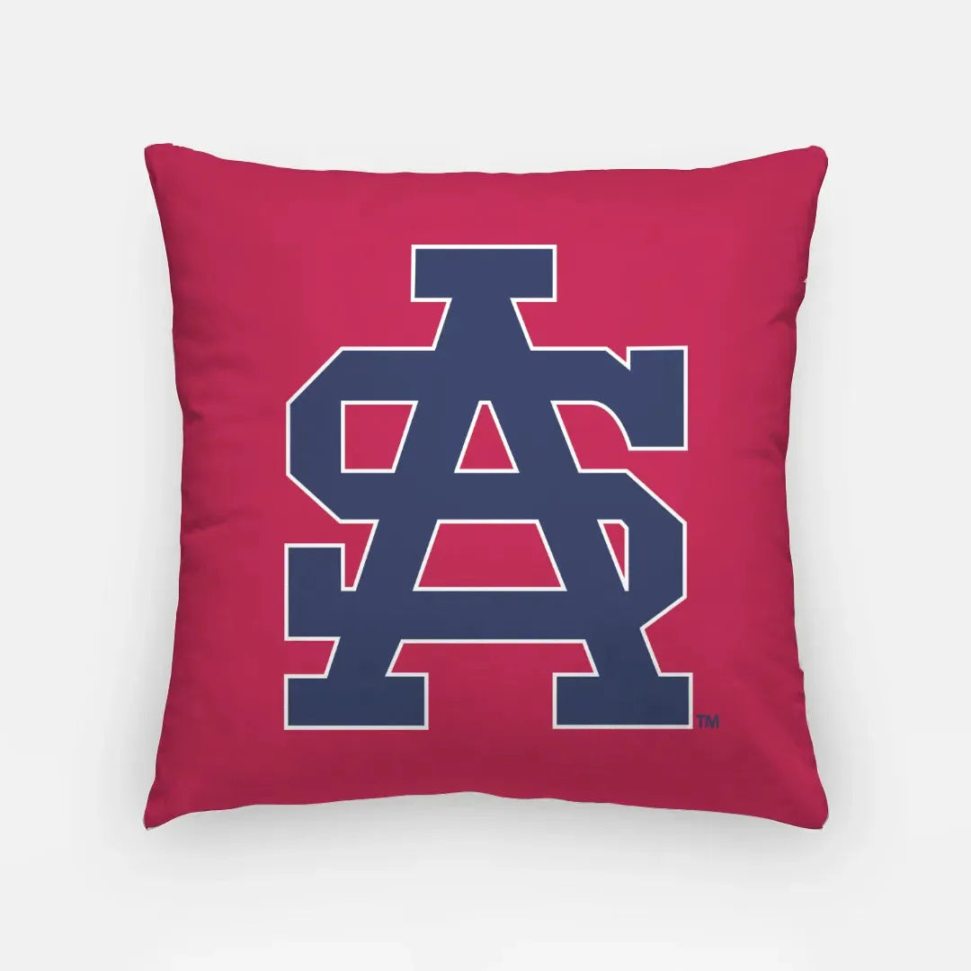 South Alabama 18" Throw Pillow Cover - USA SA Blue Letters Pillow Covers