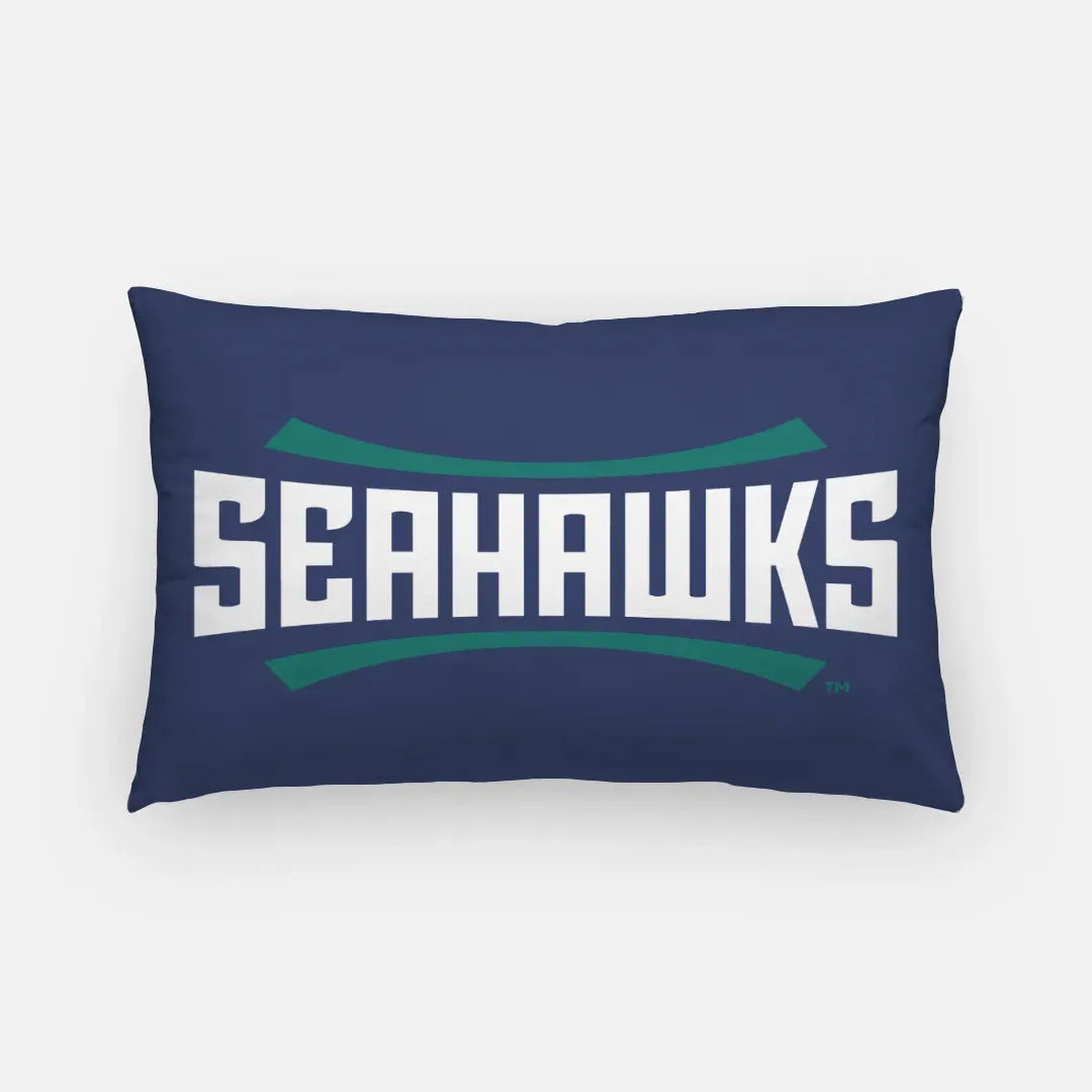 UNCW Seahawks Logo Pillow Cover - Navy - 18" Pillow Covers