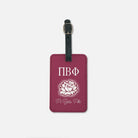 Pi Beta Phi (Set of 2) Luggage Tag - Carnation Luggage Tags