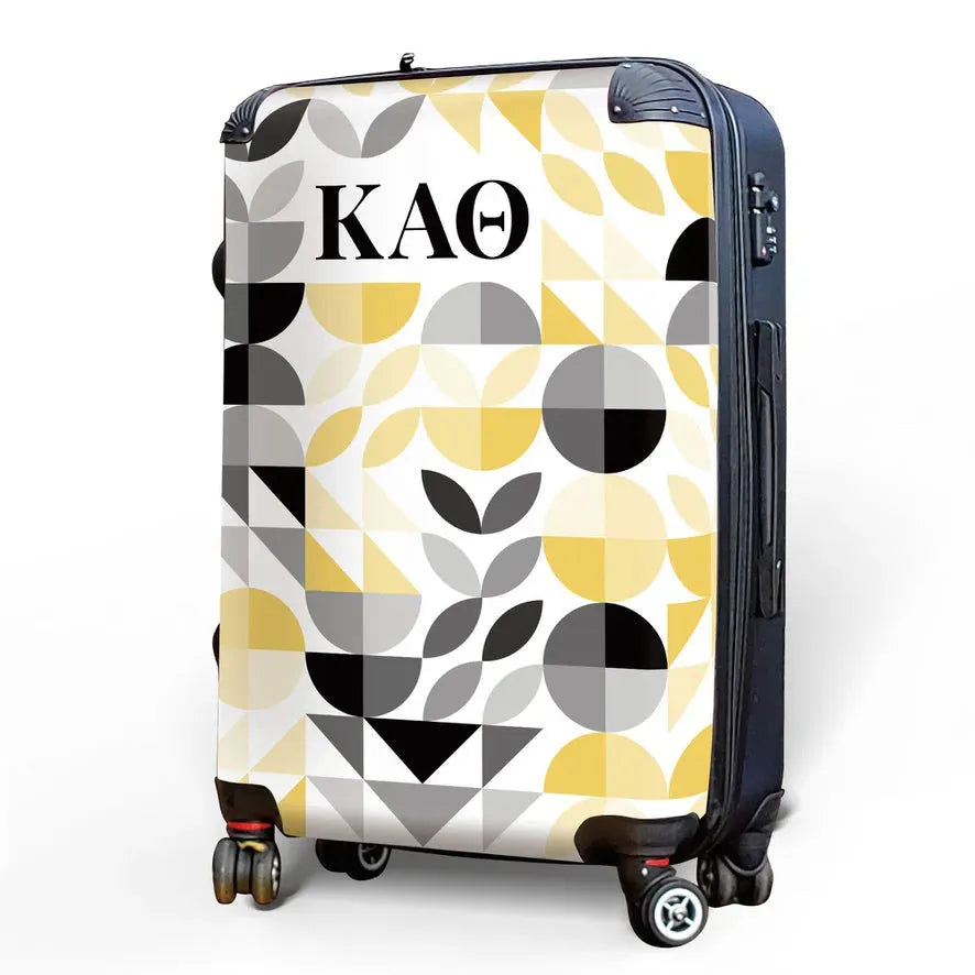 Kappa Alpha Theta Carry-on Suitcase - Geo Petals Suitcases