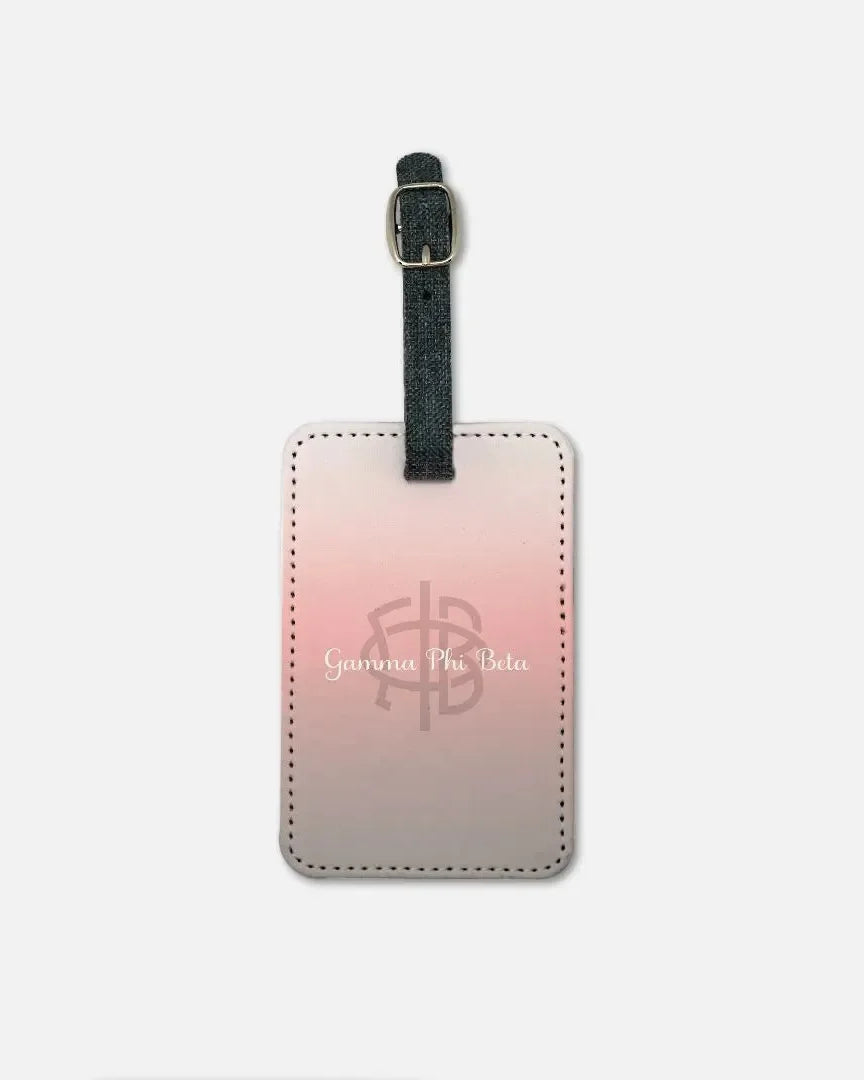 Gamma Phi Beta (Set of 2) Luggage Tag - Gradient Luggage Tags