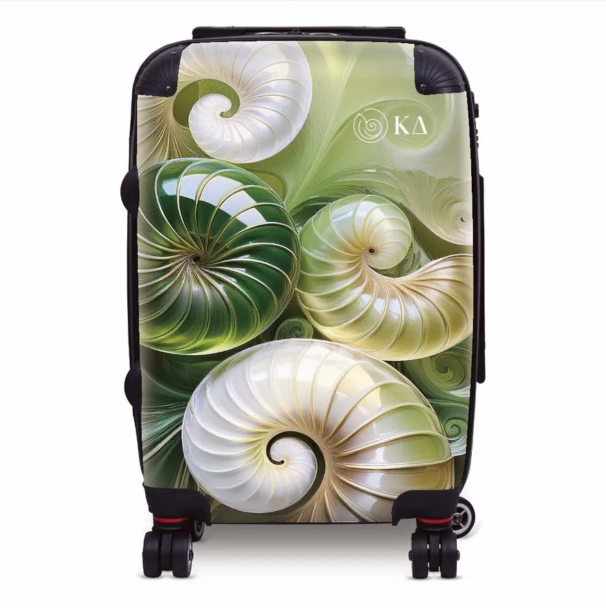 Kappa Delta Carry-on Suitcase - Jeweled Nautilus Shells Suitcases