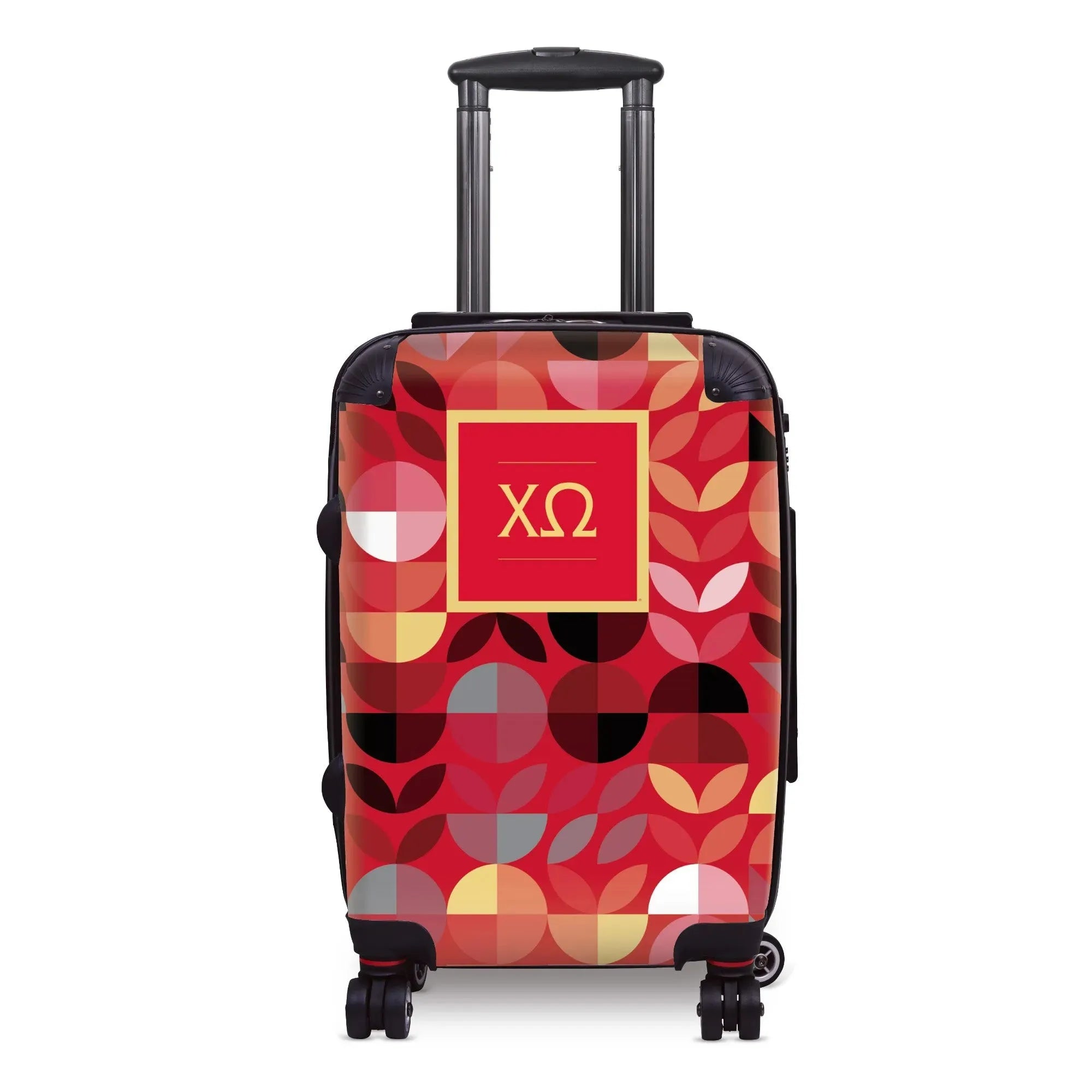 Chi Omega Carry-on Suitcase - Geo Petals Suitcases