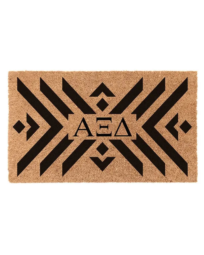 Alpha Xi Delta Coir Doormat - Boho Door Mats