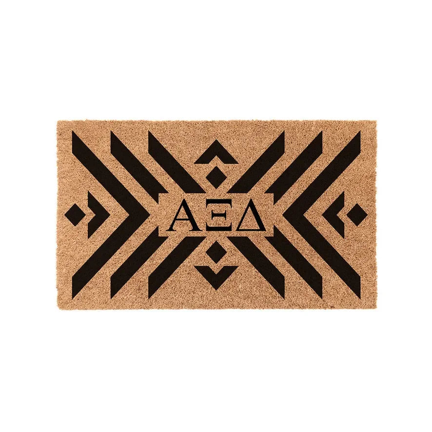 Alpha Xi Delta Coir Doormat - Boho Door Mats