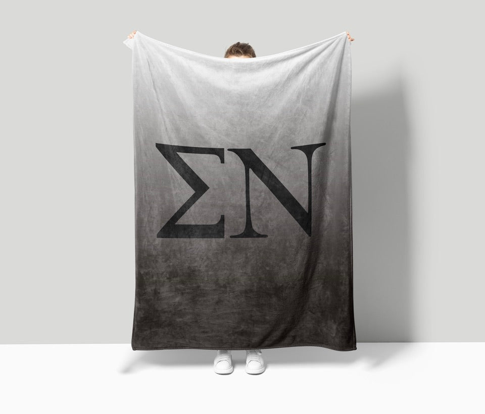 Sigma Nu Sherpa Blanket XL 60x80 - Gradient | Custom Sig Nu Gifts