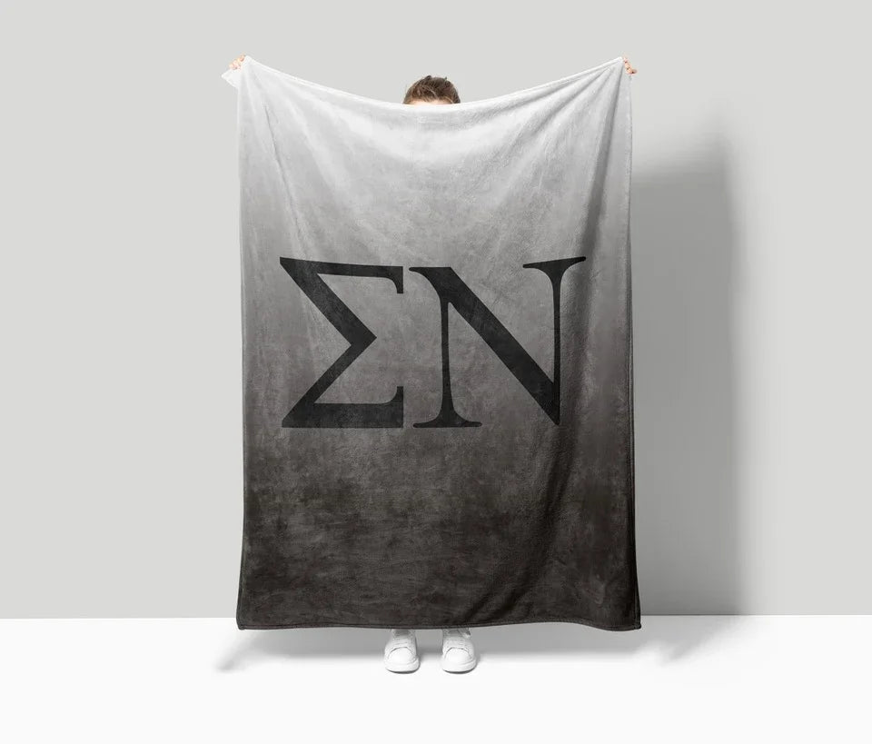 Sigma Nu Sherpa Blanket XL 60x80 - Gradient | Custom Sig Nu Gifts