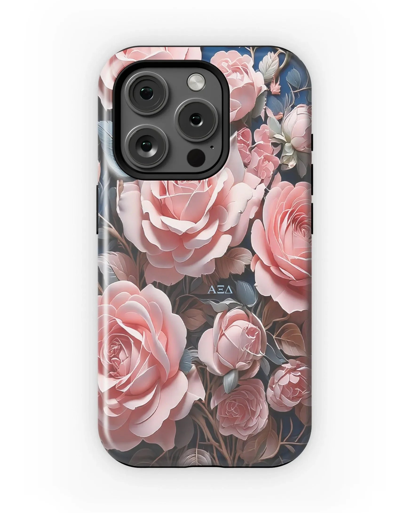 Alpha Xi Delta iPhone Mobile Phone Case - Pink Roses | AXiD Gifts
