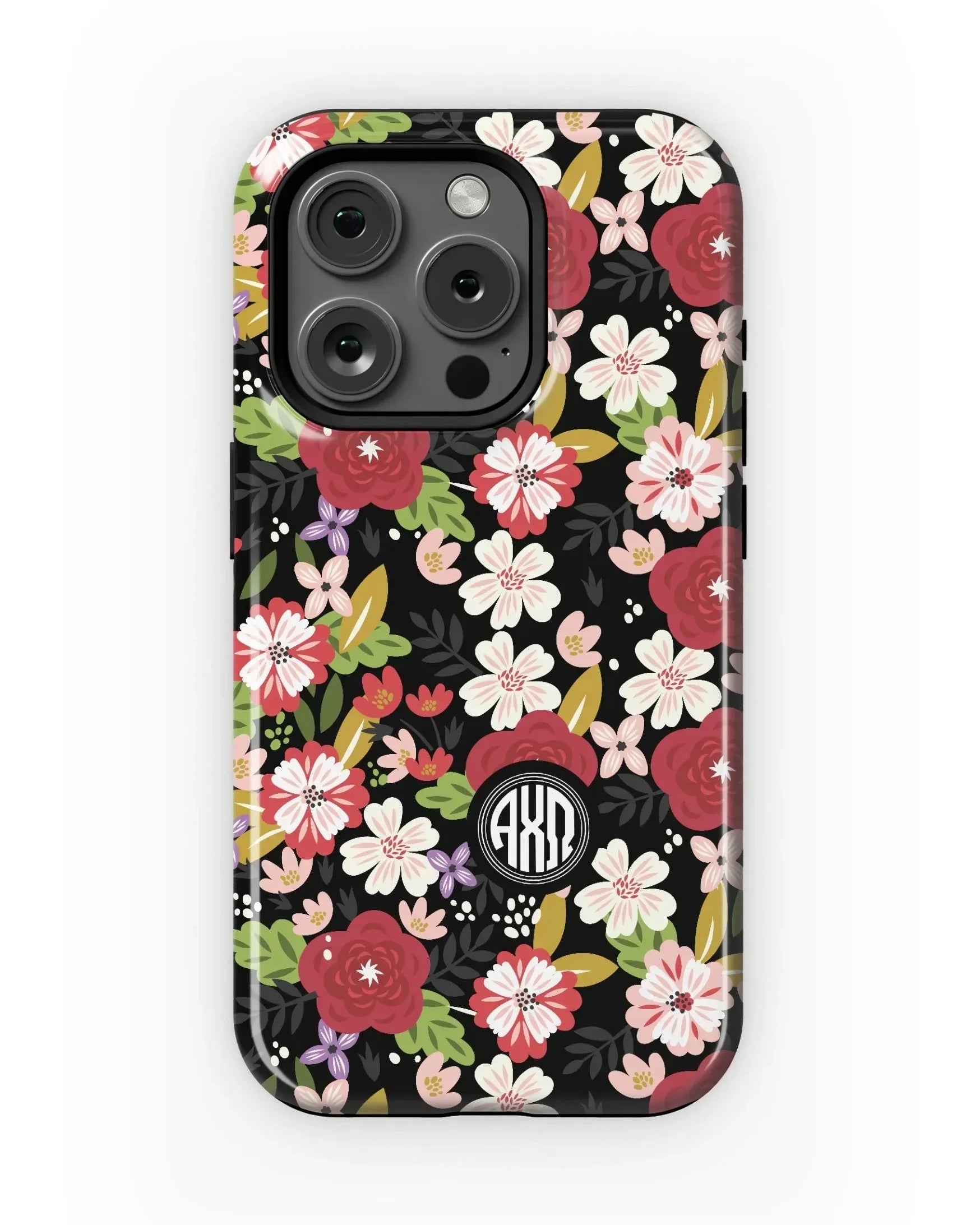 Alpha Chi Omega iPhone Mobile Phone Case - Modern Floral