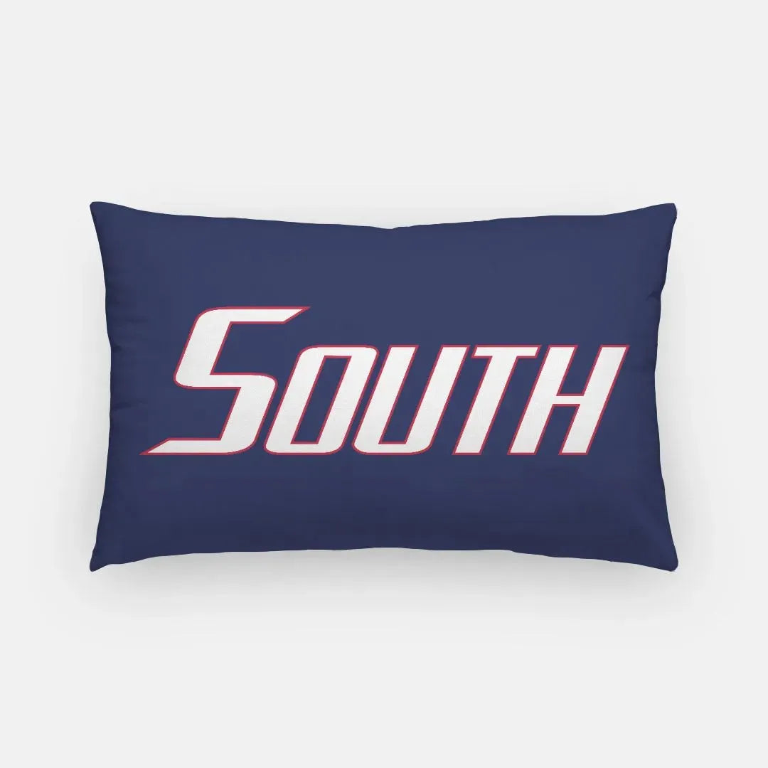 South Alabama "SOUTH" Lumbar Pillow Cover Pillow Covers