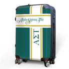 Alpha Sigma Tau Carry-on Suitcase - Cross Stripe Suitcases