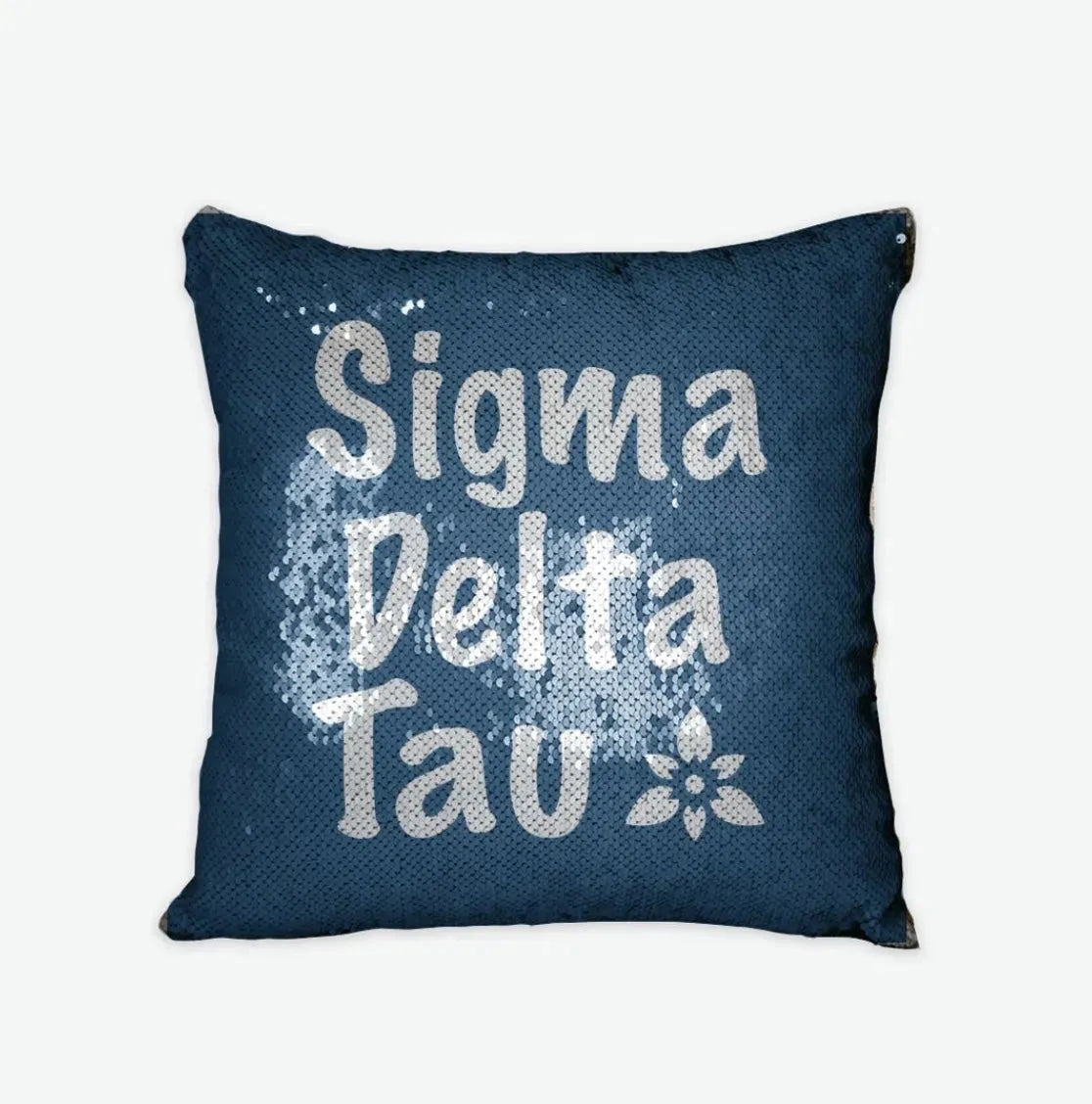 Sigma Delta Tau Sequin Pillow Cover Pillow Covers