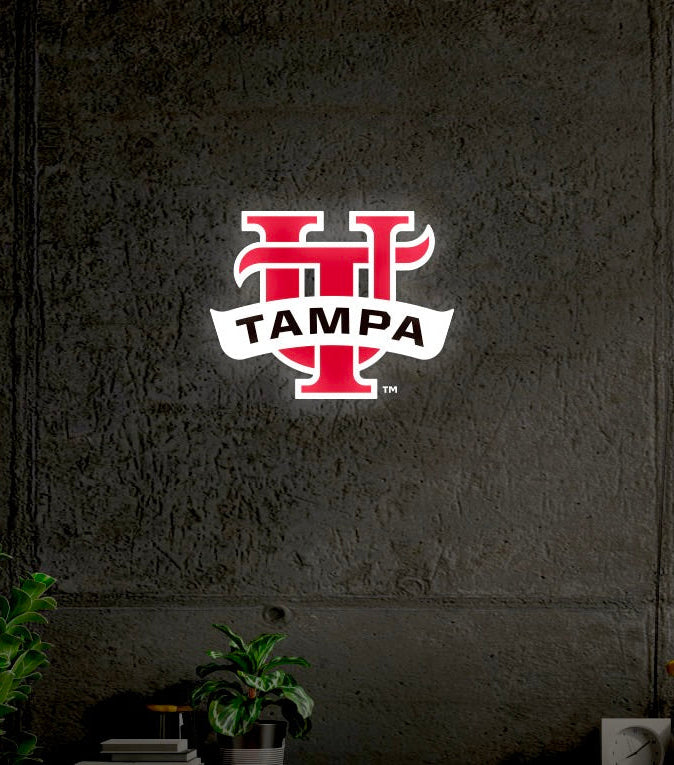 University of Tampa LED UV Print Neon Sign w/ Dimmer - 20" Neon Signs
