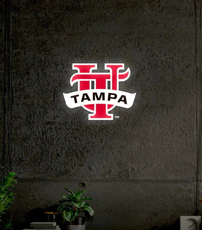 University of Tampa LED UV Print Neon Sign w/ Dimmer - 20" Neon Signs