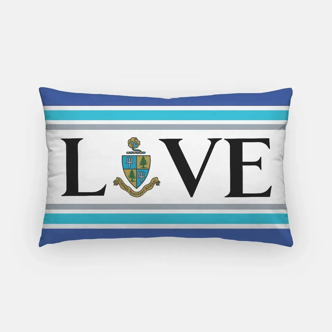 Tri Delta Lumbar Throw Pillow Cover - LOVE Pillow Covers