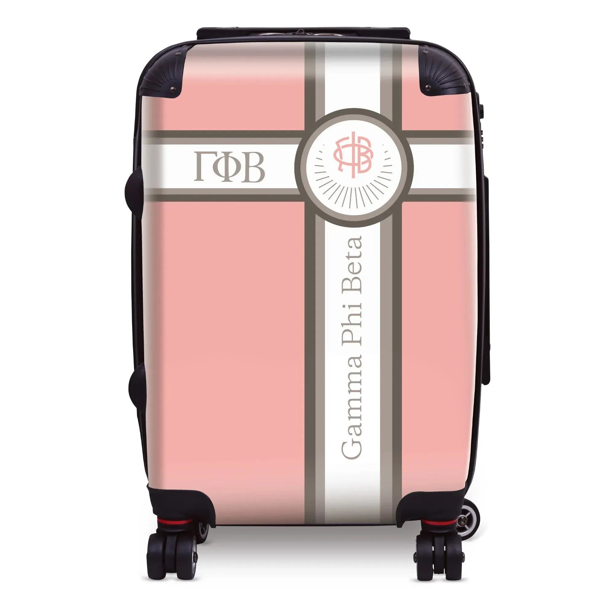 Gamma Phi Beta Carry-on Suitcase - Cross Stripe Suitcases