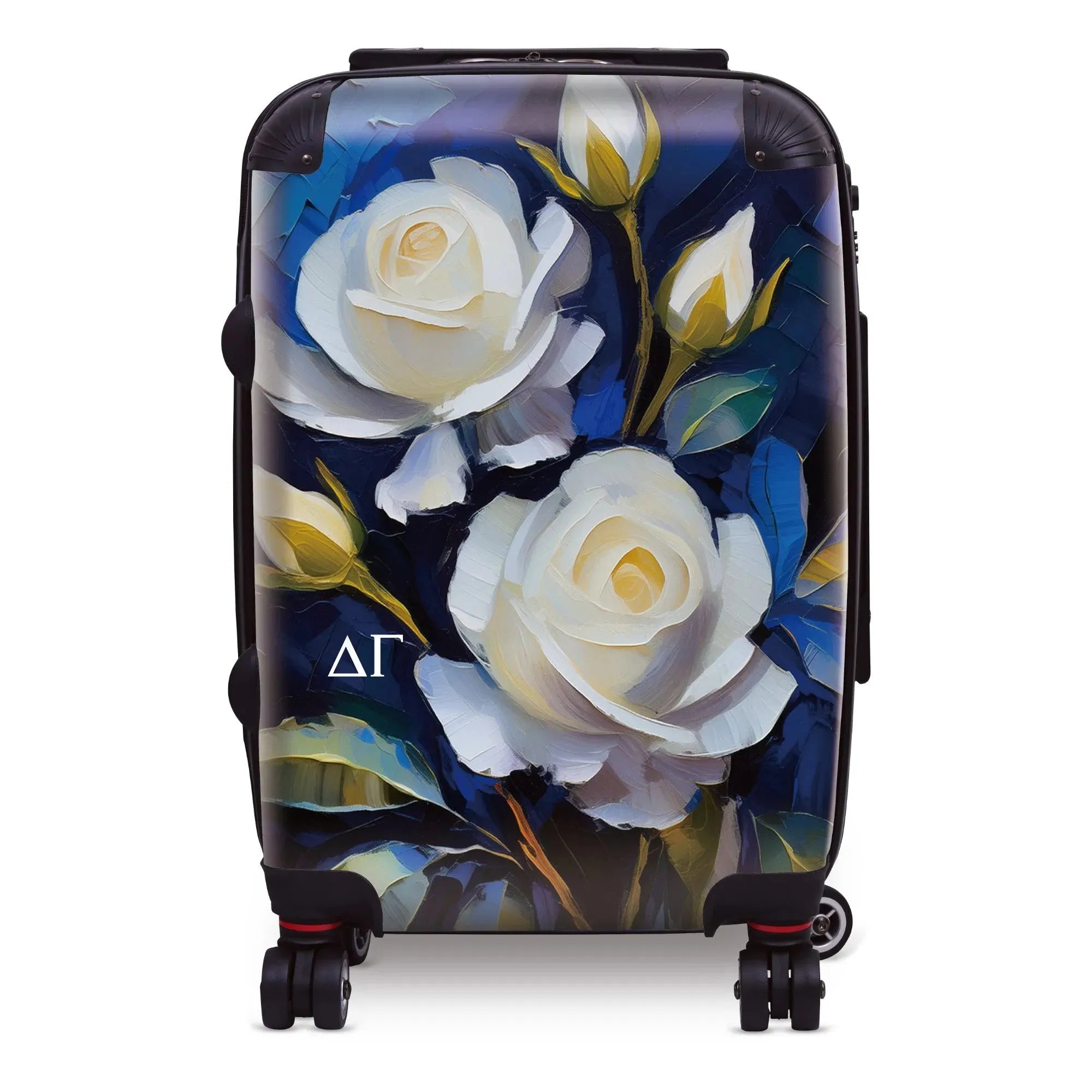 Delta Gamma Carry-on Suitcase - Bold Roses Suitcases