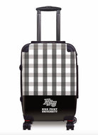 High Point University Carry-On Suitcase - Gingham Black Suitcases