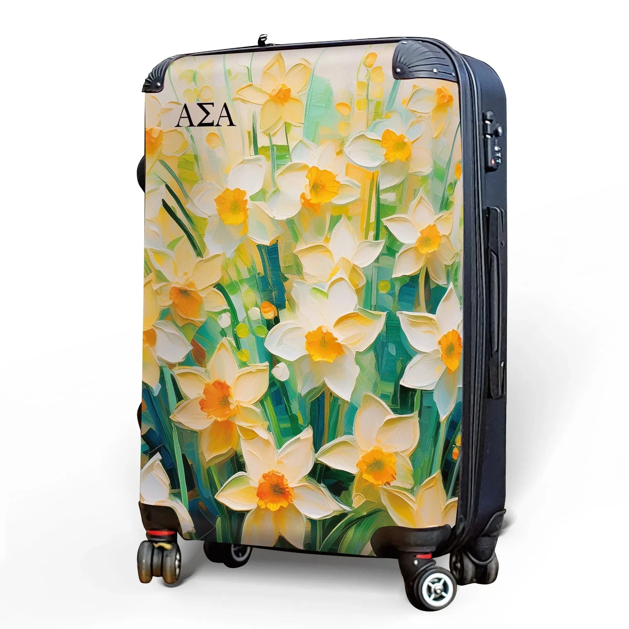 Alpha Sigma Alpha Carry-on Suitcase - Bold Narcissus Suitcases