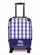 High Point University Carry-On Suitcase - Gingham Purple Suitcases
