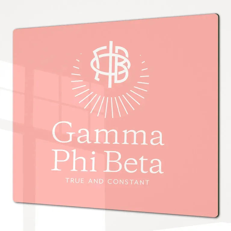 Gamma Phi Beta Charcuterie Board Party Tray Cheeseboard Blush Serveware