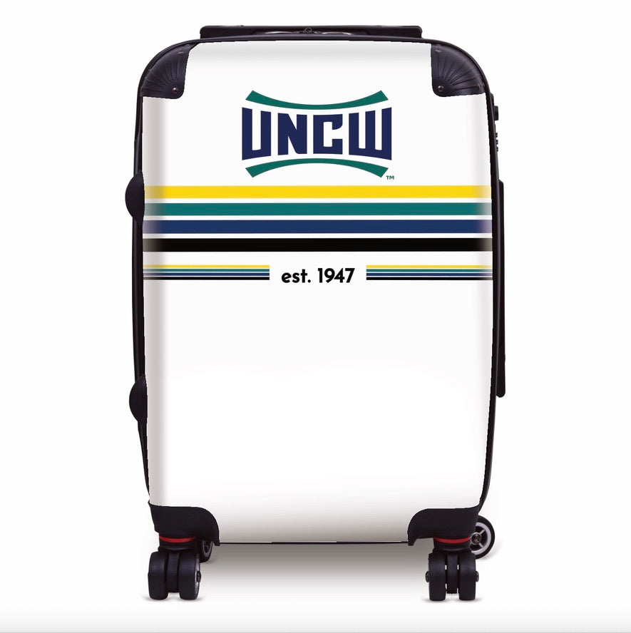 UNCW Carry-on Suitcase - Preppy Stripes | UNCW Suitcases