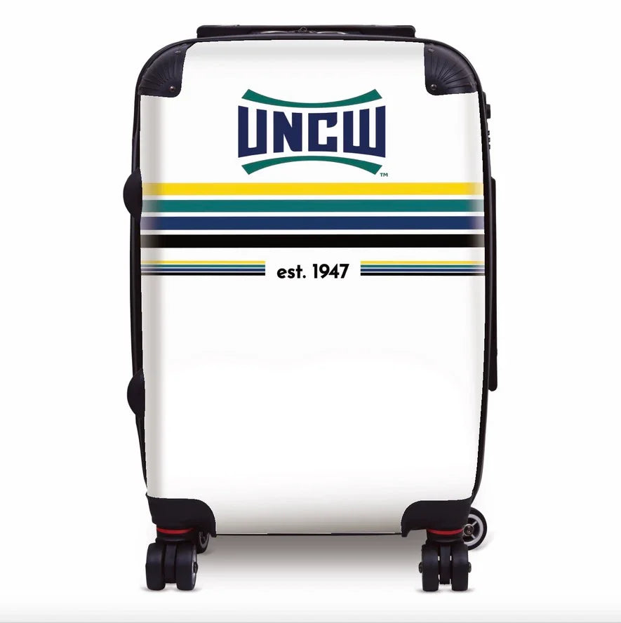 UNCW Carry-on Suitcase - Preppy Stripes | UNCW Suitcases