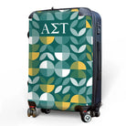 Alpha Sigma Tau Carry-on Suitcase - Geo Petals Suitcases
