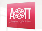 Alpha Omicron Pi Charcuterie Board Party Event Tray - Gradient Serveware