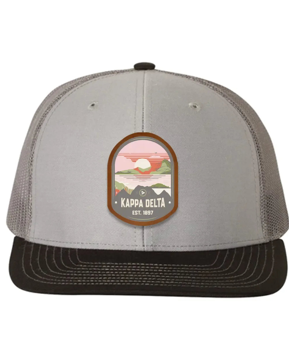 Kappa Delta Richardson 112 UV Print Leatherette Patch Trucker Hat - Ventura Trucker Hat