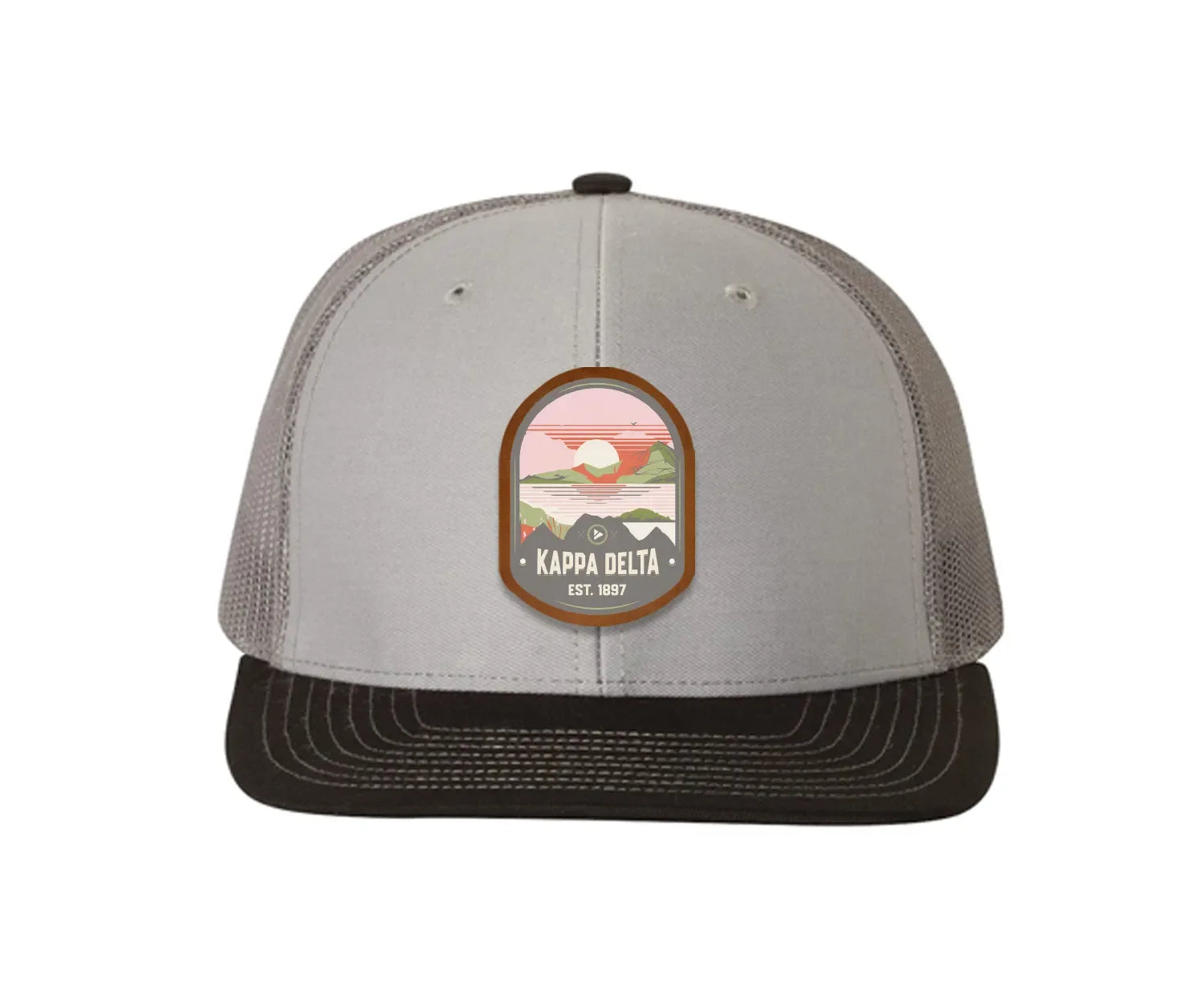 Kappa Delta Richardson 112 UV Print Leatherette Patch Trucker Hat - Ventura Trucker Hat