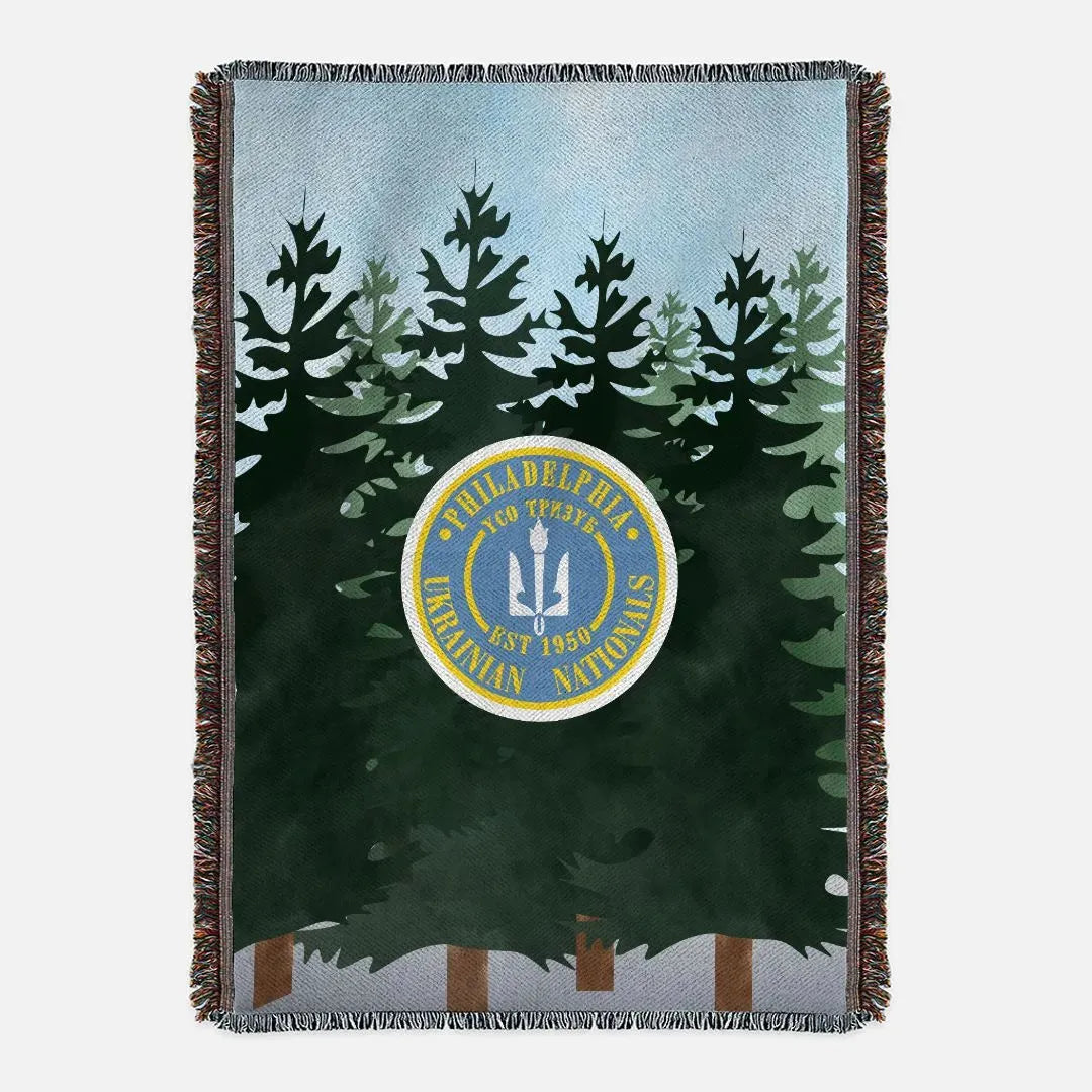 Philadelphia Ukrainian Nationals Picnic Blanket - Trees Throw Blankets